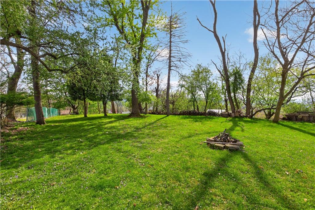 7177 Shannon Road Verona, PA 15147 - Photo 47 of 49 Back Yard, with clear views of Allegheny River in winter