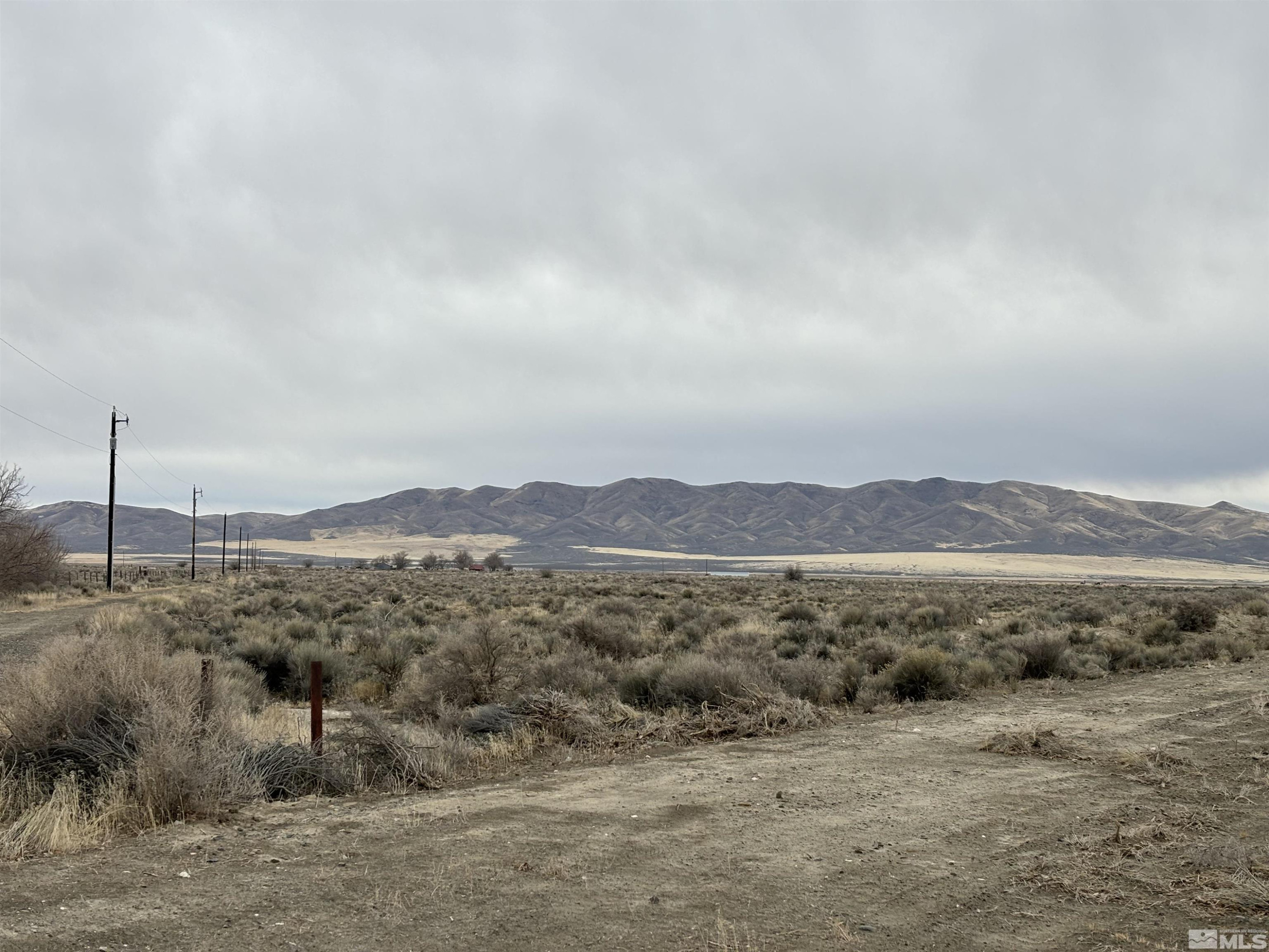 a view of an outdoor space and mountain view