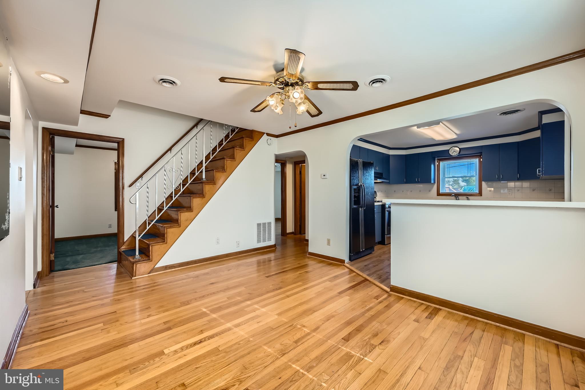 3169 Baybriar Road Baltimore, MD 21222 - Photo 5 of 28 a view of a hallway with wooden floor and entryway