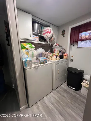 a room with storage and utility