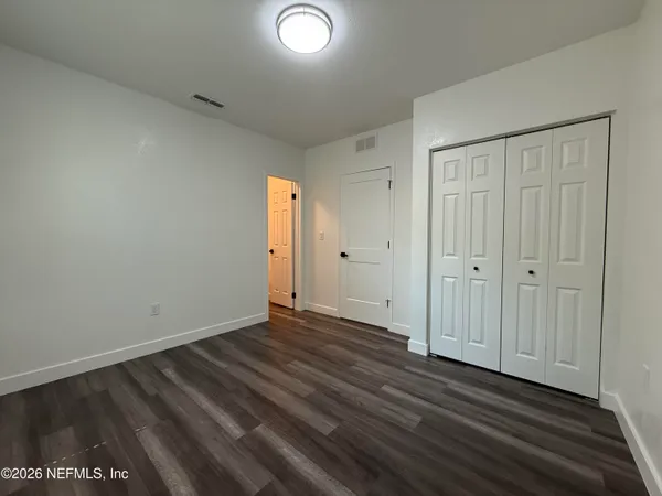 wooden floor in an empty room