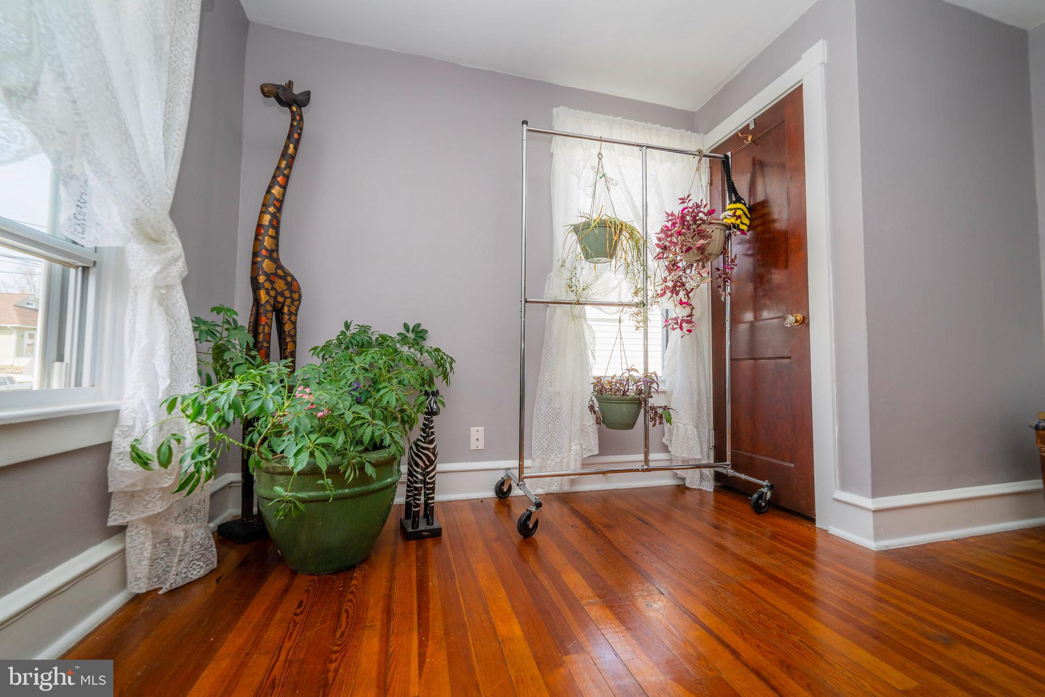 7 Chestnut Parkway Wallingford, PA 19086 - Photo 23 of 50 a room with wooden floor and potted plant