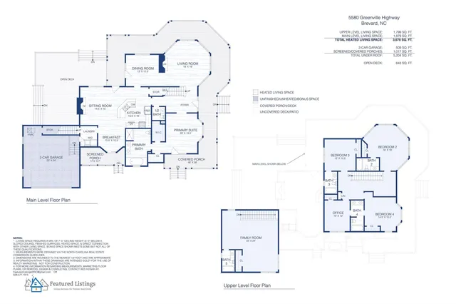 $849,000 | 5580 Greenville Highway, Brevard, NC 28712