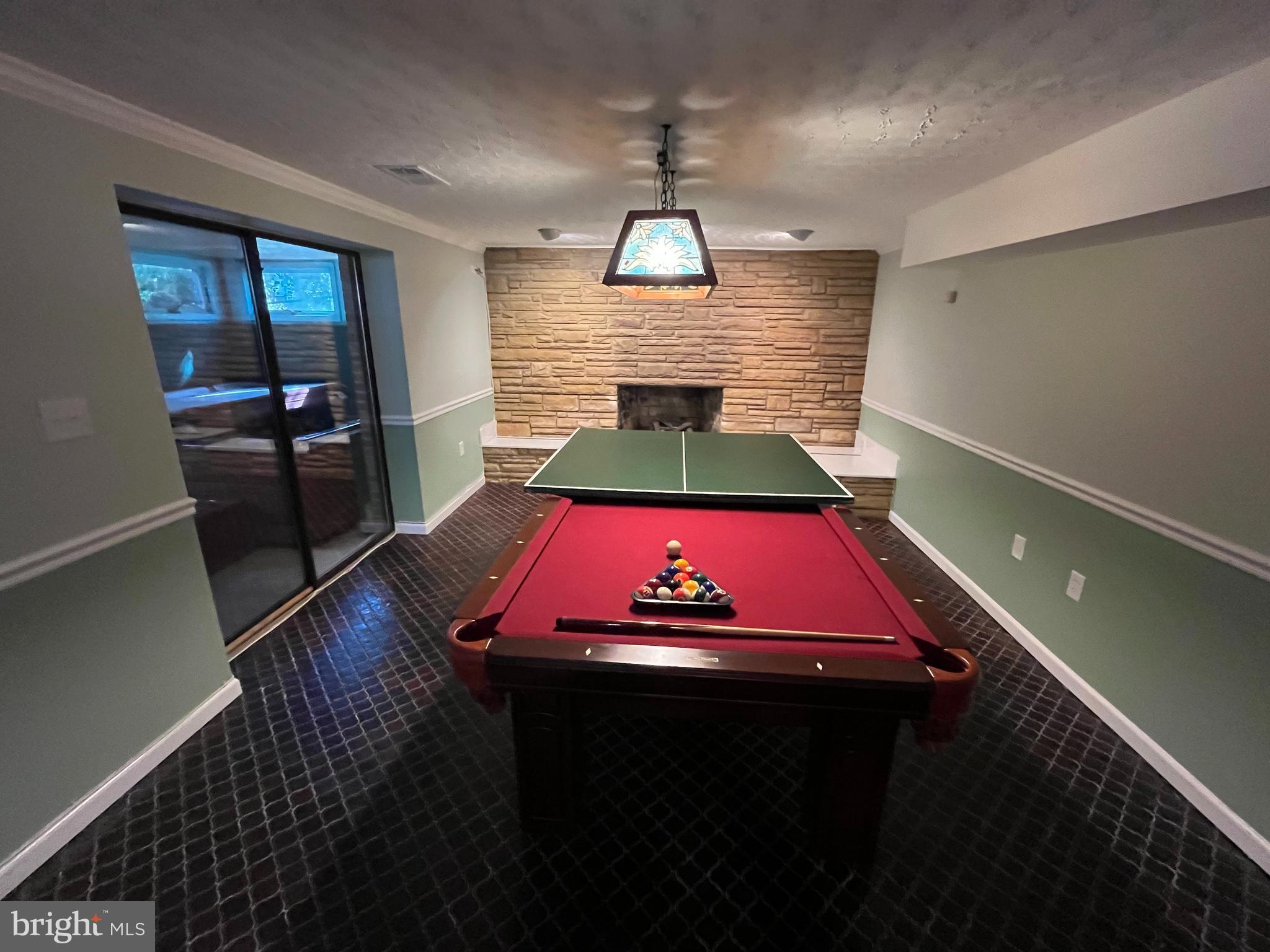 3203 Riverview Drive Triangle, VA 22172 - Photo 48 of 78 a room with furniture pool table wooden floor and window