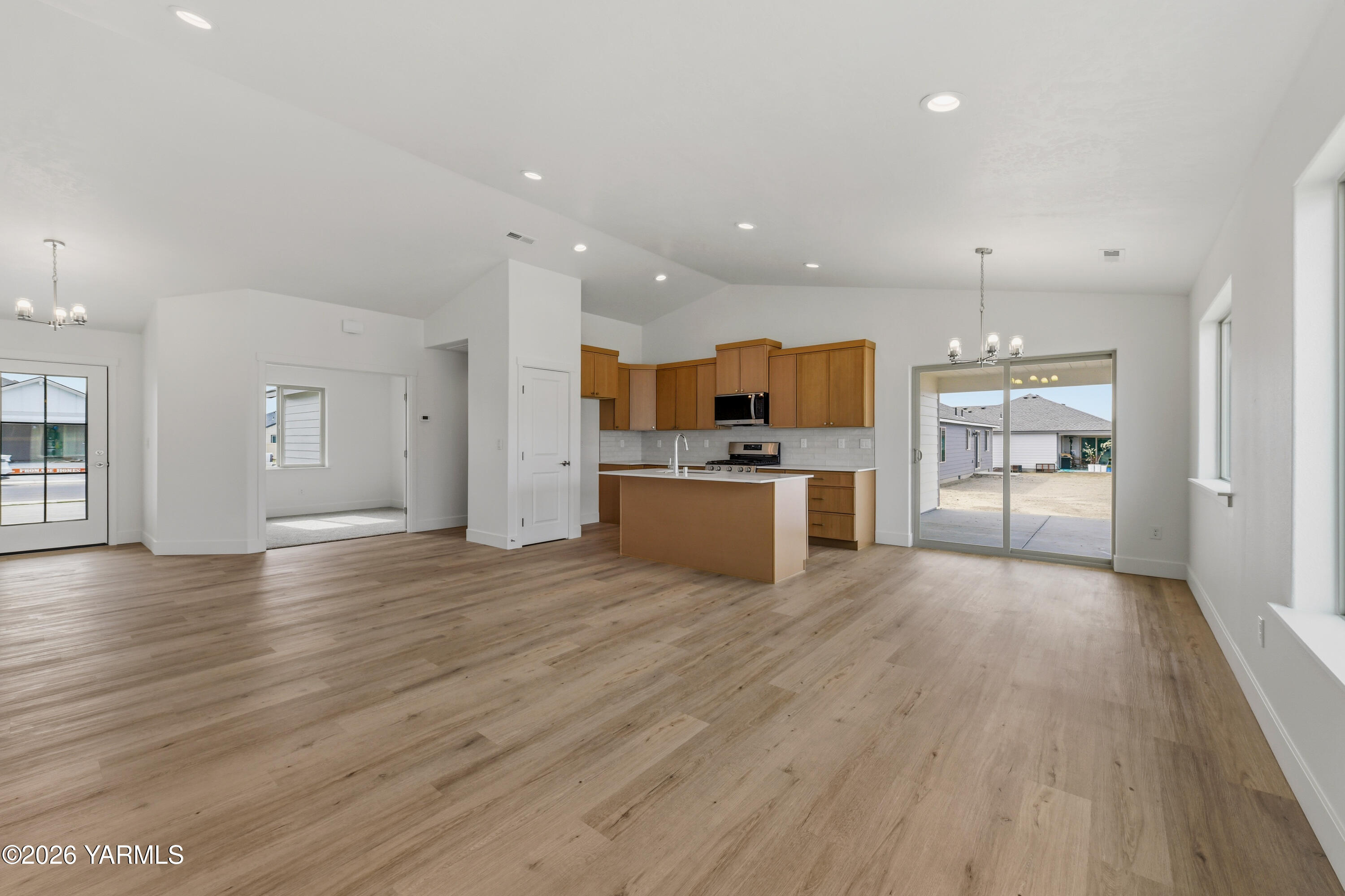606 Grapevine Street, Unit PHASE 3 LOT 8) SPEC Grandview, WA 98930 - Photo 4 of 28 a view of kitchen with wooden floor