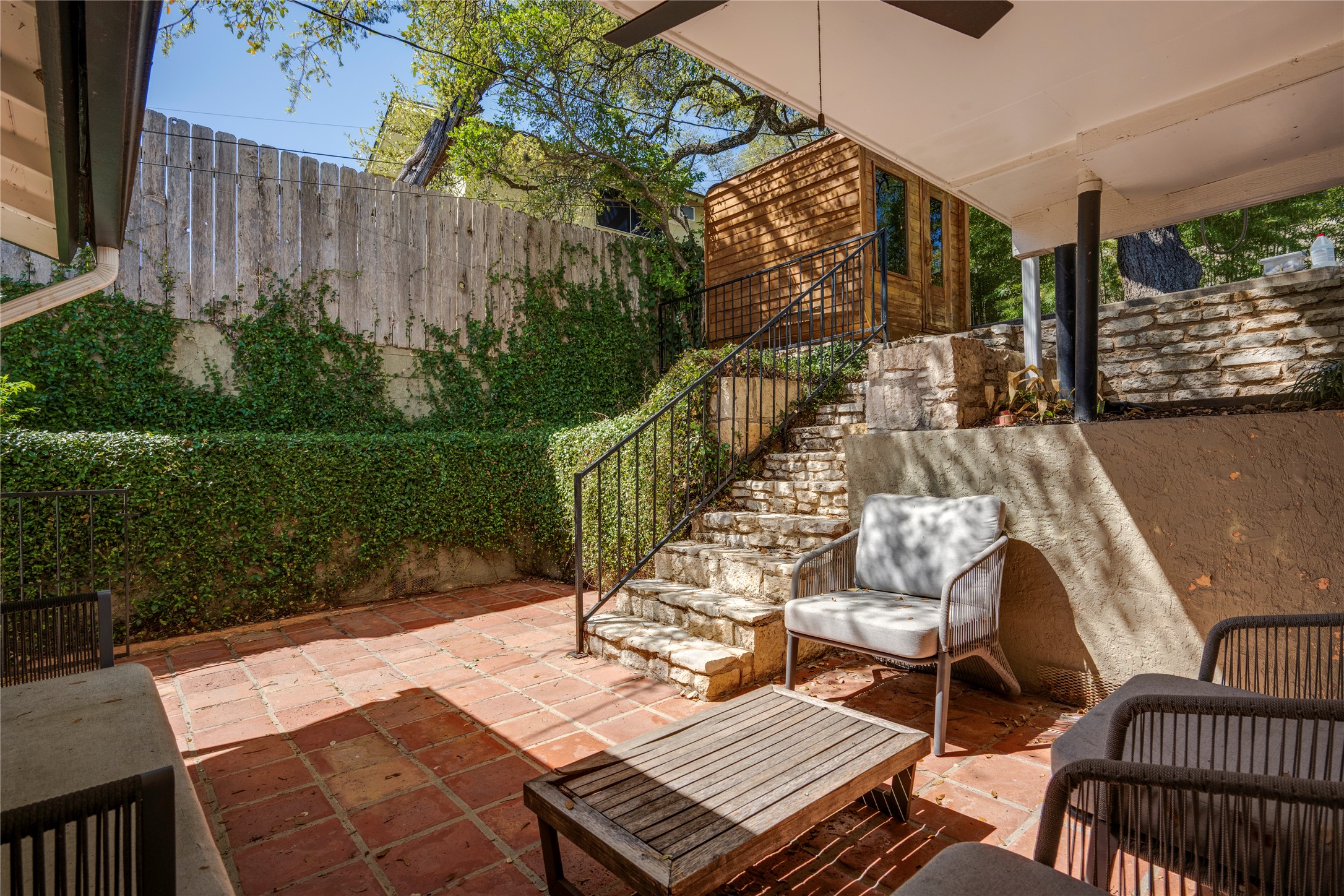 3606 Wilson Street Austin, TX 78704 - Photo 22 of 34 View of patio featuring stairway