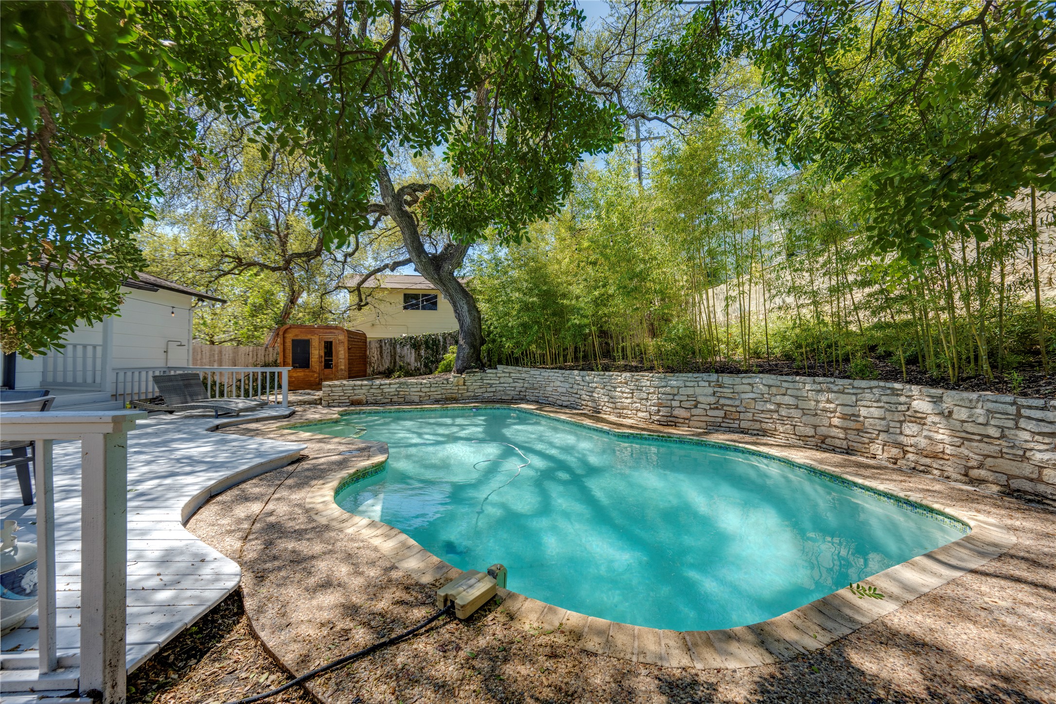 3606 Wilson Street Austin, TX 78704 - Photo 29 of 34 View of pool featuring patio surround and a fenced backyard