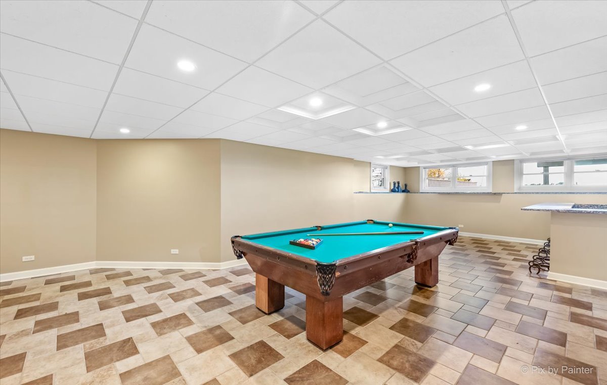 9N523 Kendall Road Elgin, IL 60124 - Photo 32 of 60 a room with pool table and windows