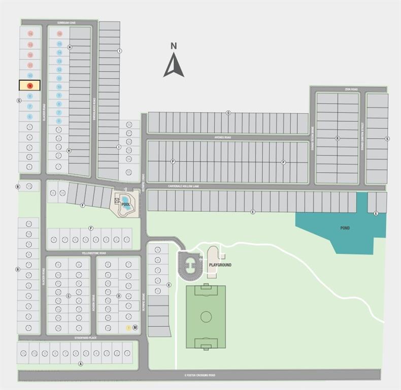 2628 Glacier Road Anna, TX 75409 - Photo 29 of 36 Parks at Foster Crossing Sitemap