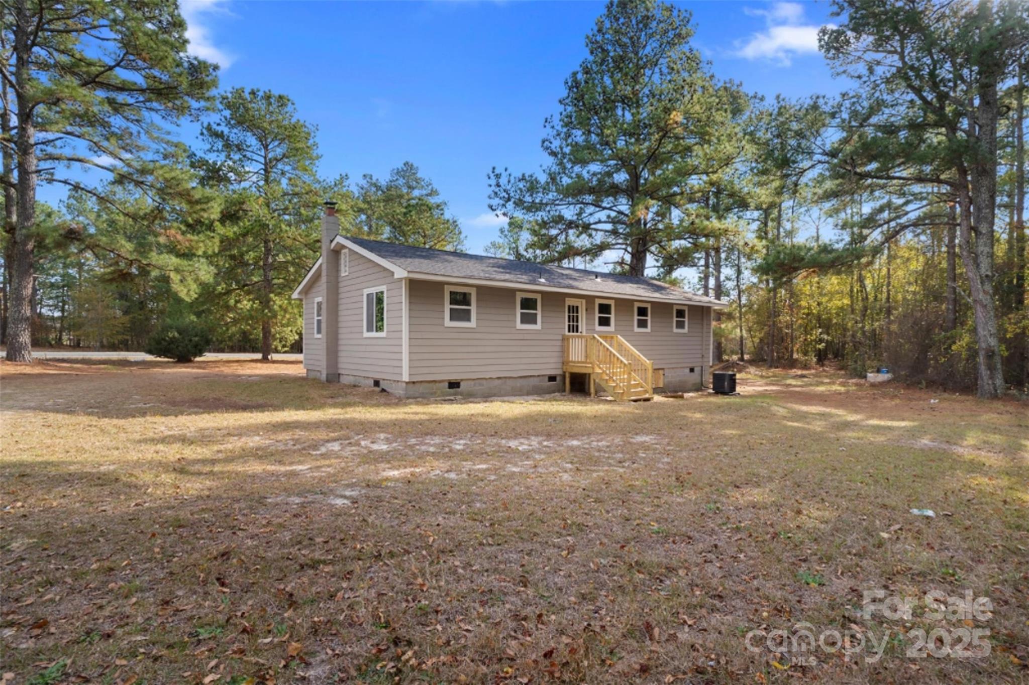 15861 Palmer Road Marston, NC 28363 - Photo 19 of 28 a view of a house with backyard and a tree