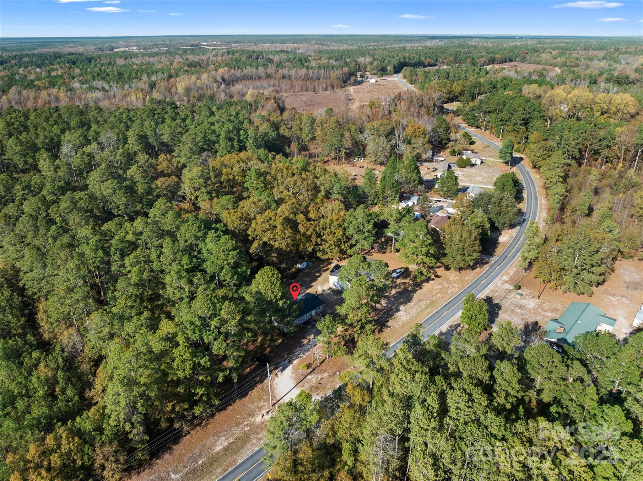 15861 Palmer Road Marston, NC 28363 - Photo 21 of 28 an aerial view of a houses with a yard