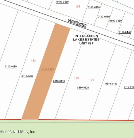 $25,000 | Blk11-lot10 Crosby Road, Florahome, FL 32140