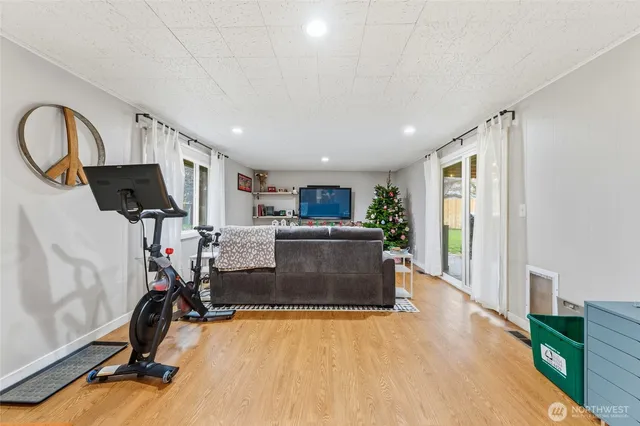 a view of a living room