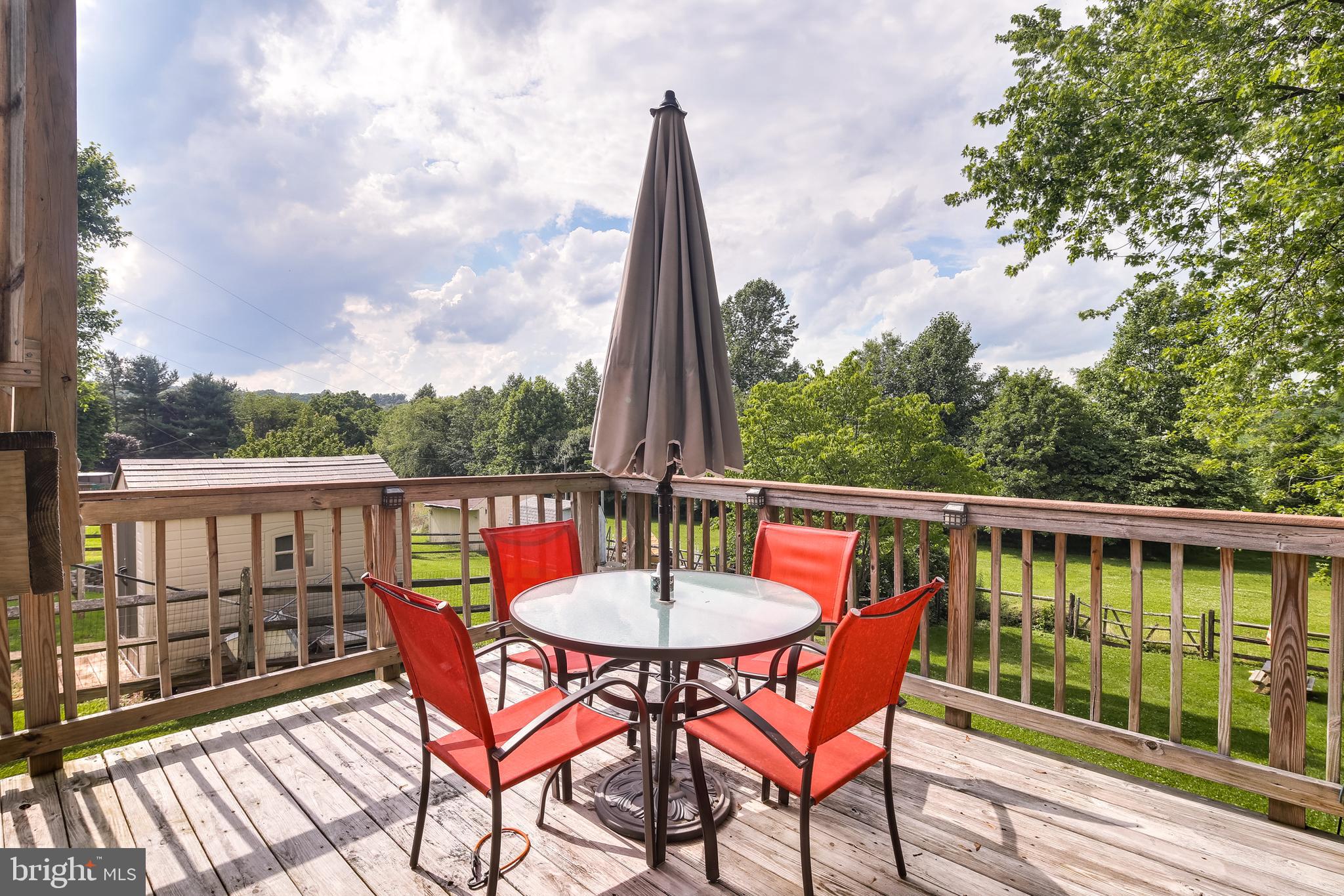 601 Northview Road Mount Airy, MD 21771 - Photo 26 of 31 Rear Deck Overlooking Expansive Rear Yard