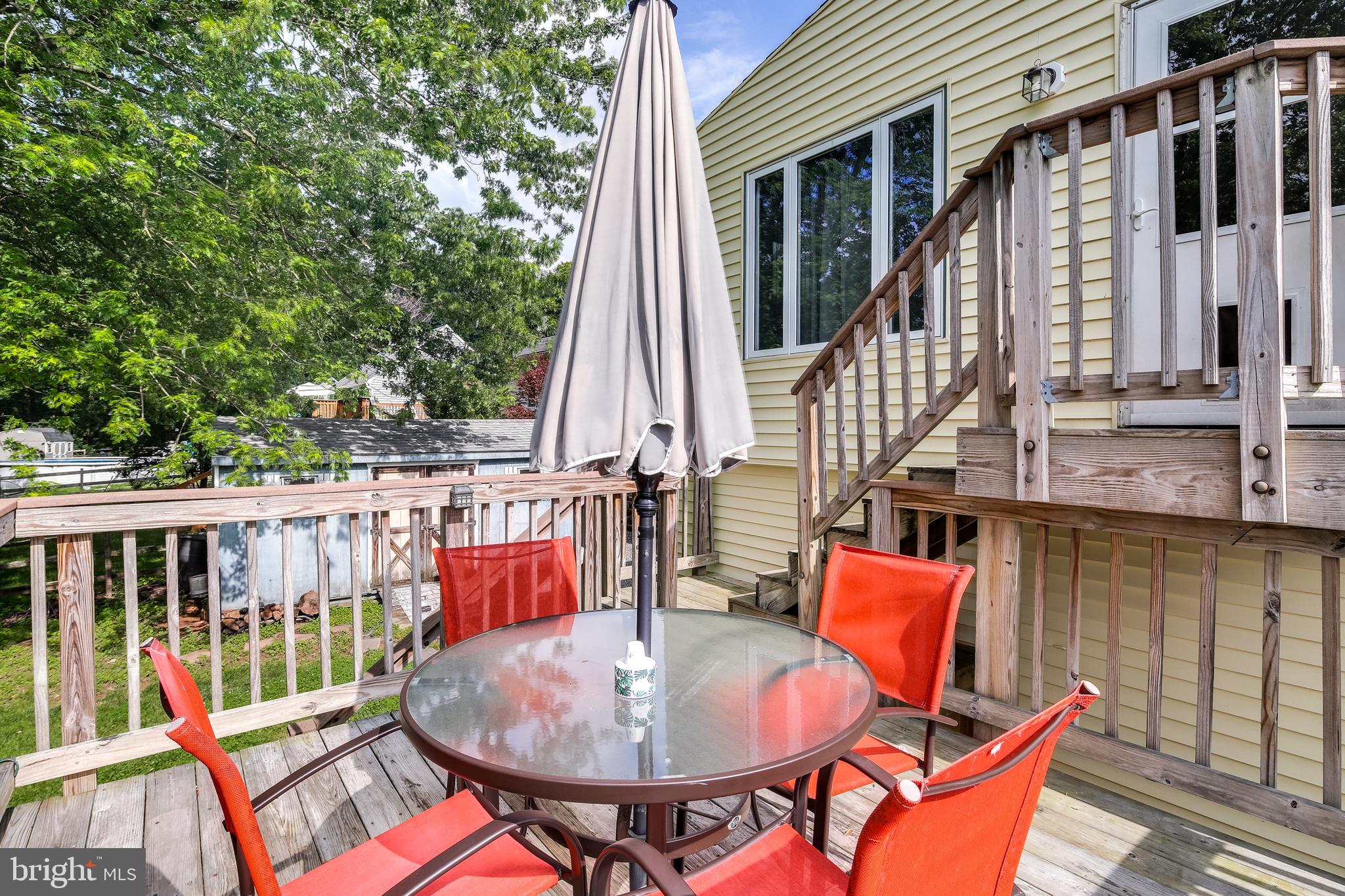 601 Northview Road Mount Airy, MD 21771 - Photo 27 of 31 Rear Deck Overlooking Expansive Rear Yard