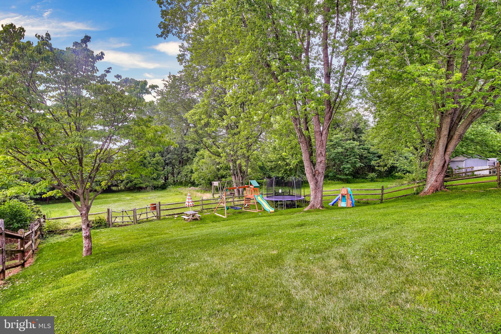 601 Northview Road Mount Airy, MD 21771 - Photo 31 of 31 Rear Fenced-In Yard that Backs to Trees