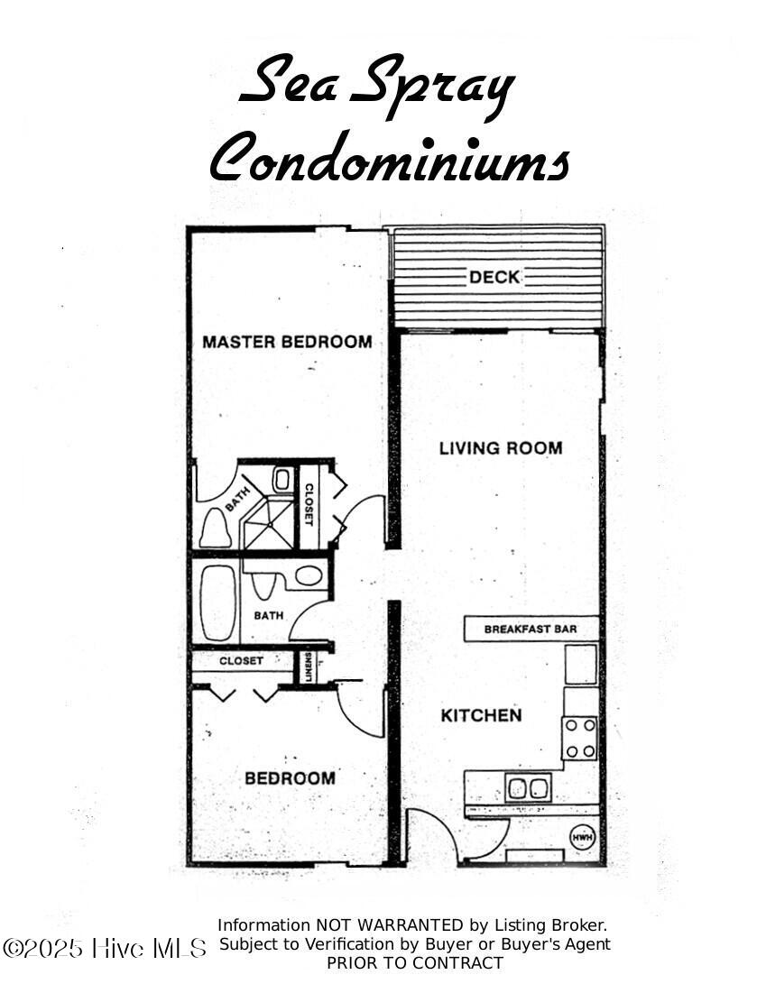 301 Commerce Way, Unit 258 Atlantic Beach, NC 28512 - Photo 26 of 26 Condo Floor Plan