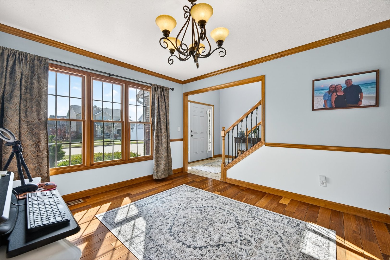 2968 Wolf Creek Lane Normal, IL 61761 - Photo 16 of 47 a bedroom with furniture and large window