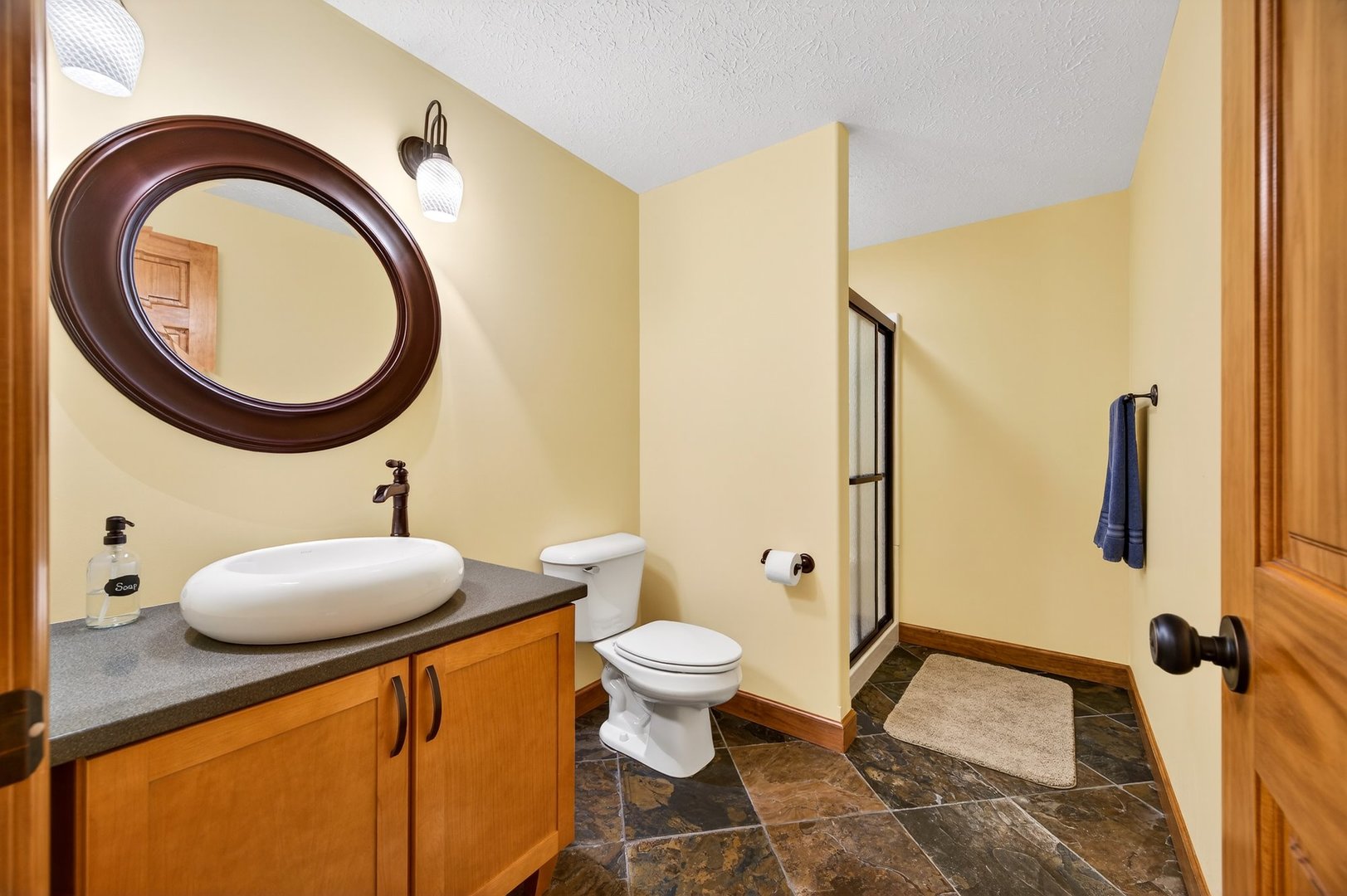 2968 Wolf Creek Lane Normal, IL 61761 - Photo 38 of 47 a bathroom with a toilet a sink and a mirror