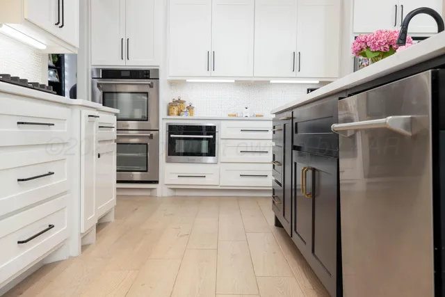 a living room with a couch and a table