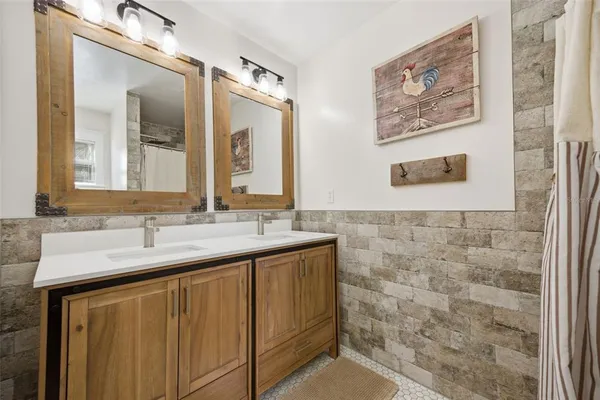 a bathroom with a sink and a toilet