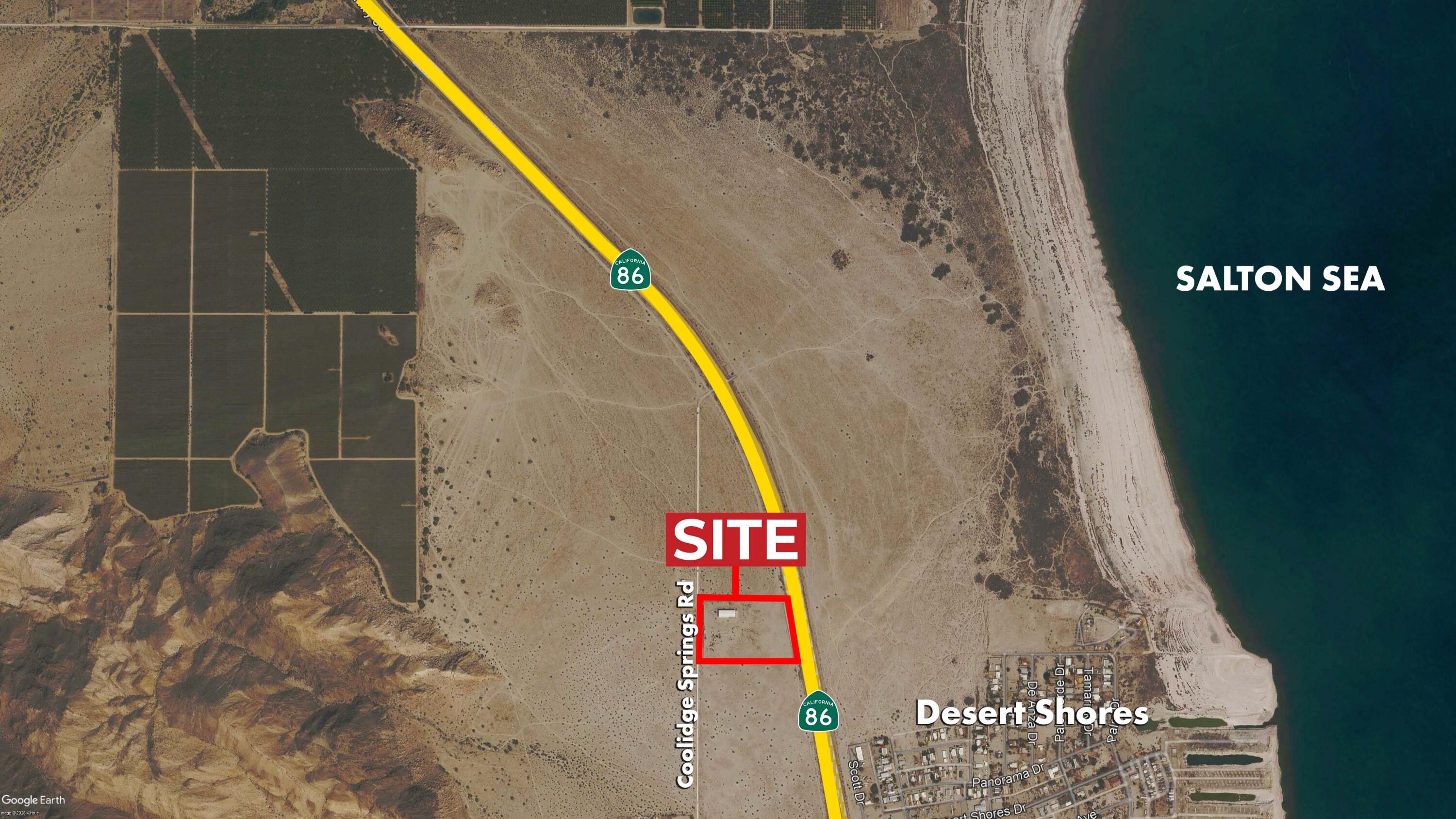 3982 Coolidge Springs Road Thermal, CA 92274 - Photo 3 of 10 ZI Flat Aerial