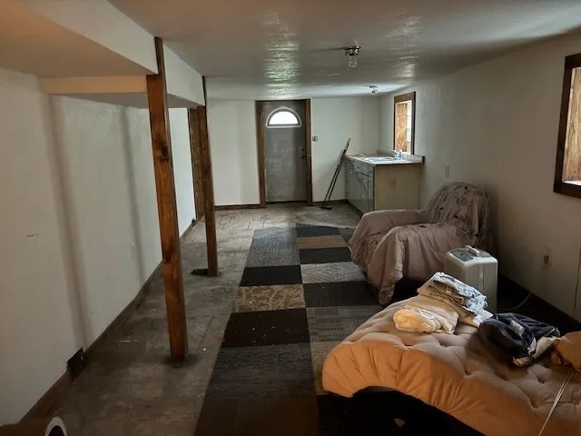 a view of a storage & utility room