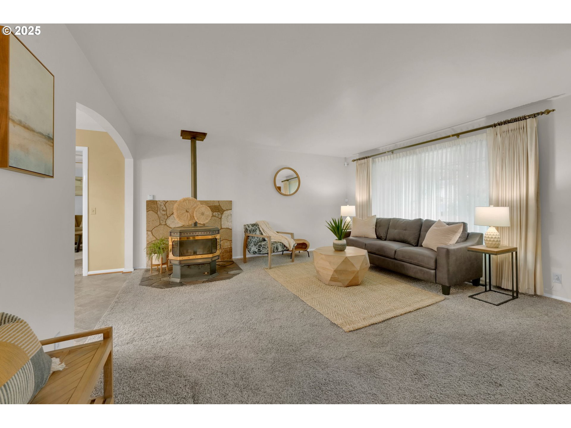 240 Dibblee Lane Eugene, OR 97404 - Photo 6 of 42 a living room with furniture and a couch