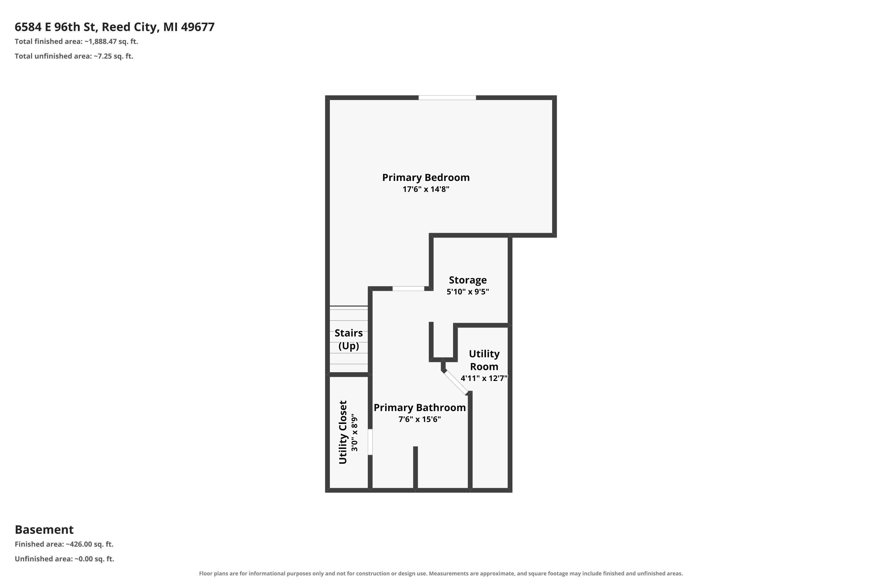 6584 East 96th Street Reed City, MI 49677 - Photo 59 of 61 Basement