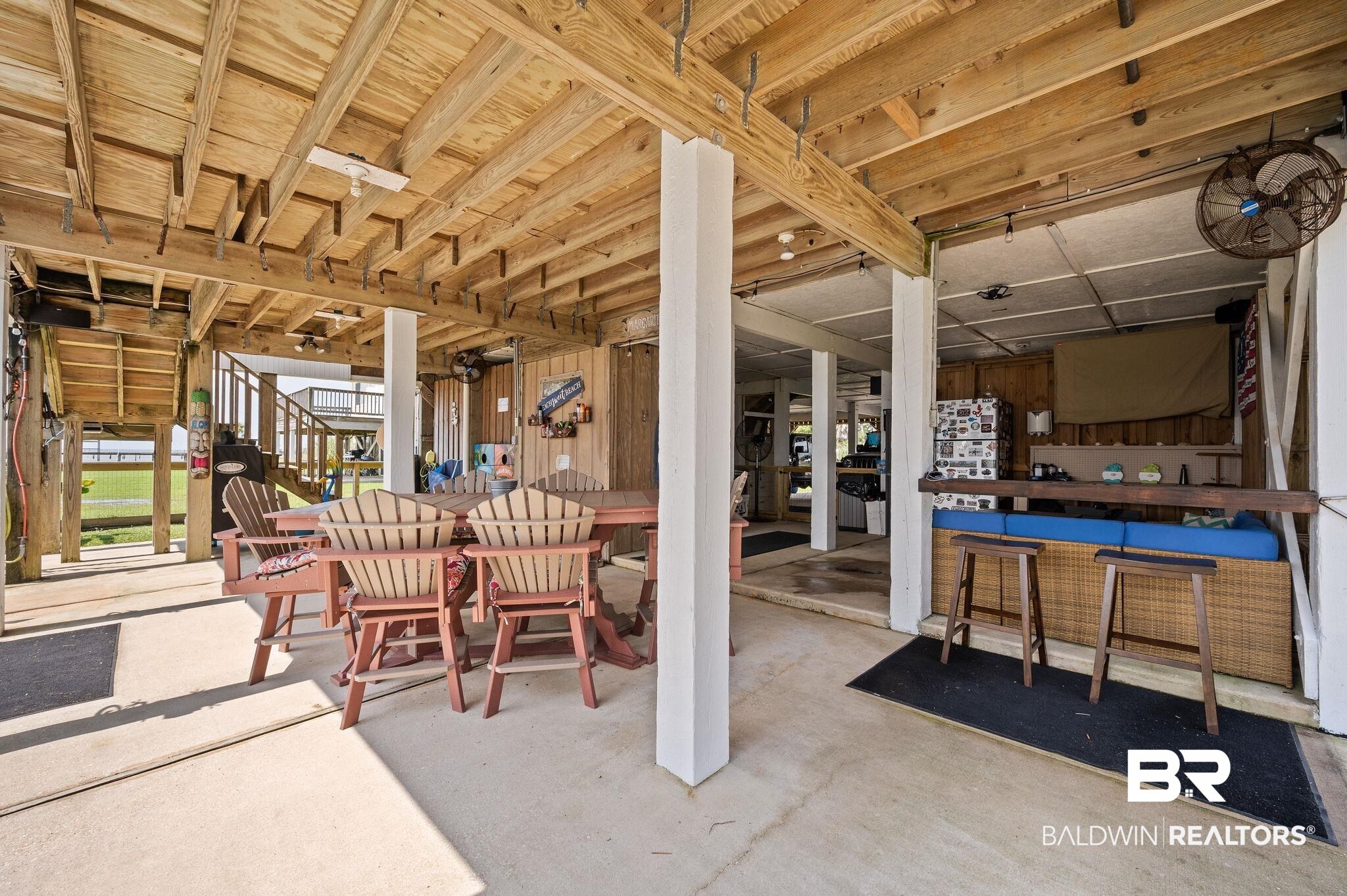 15425 Dauphin Island Parkway Coden, AL 36523 - Photo 29 of 47 Covered Patio