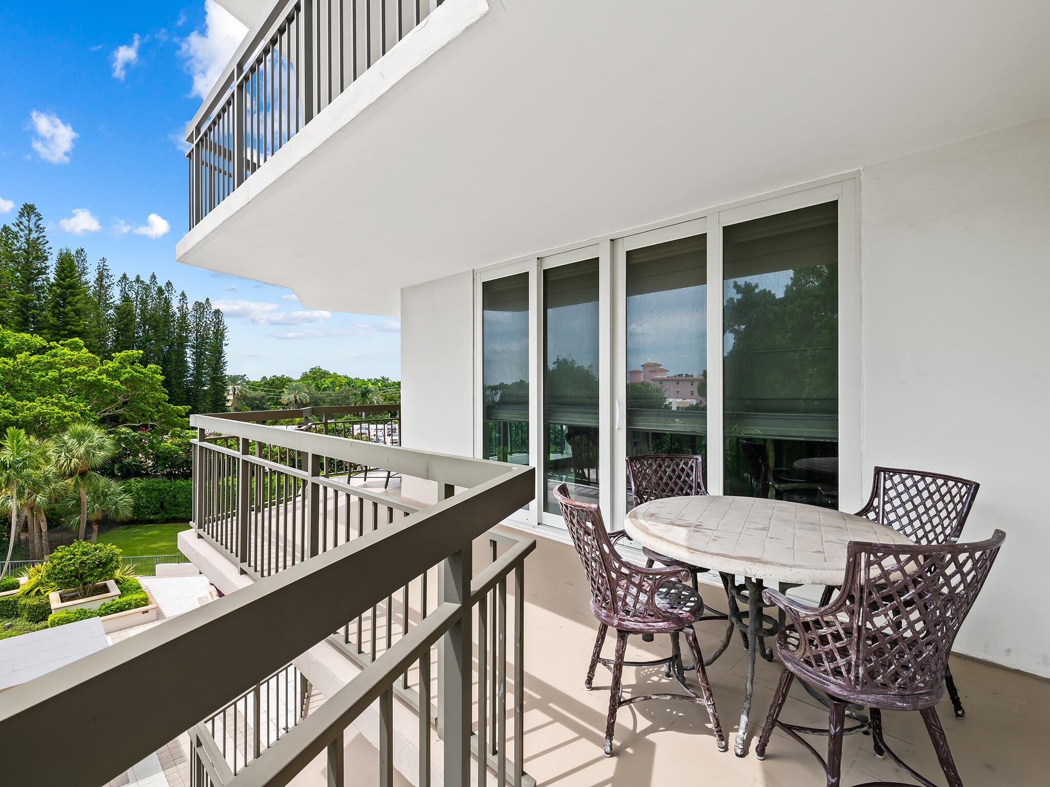 901 East Camino Real, Unit 4D Boca Raton, FL 33432 - Photo 26 of 37 a view of balcony with furniture and outdoor space