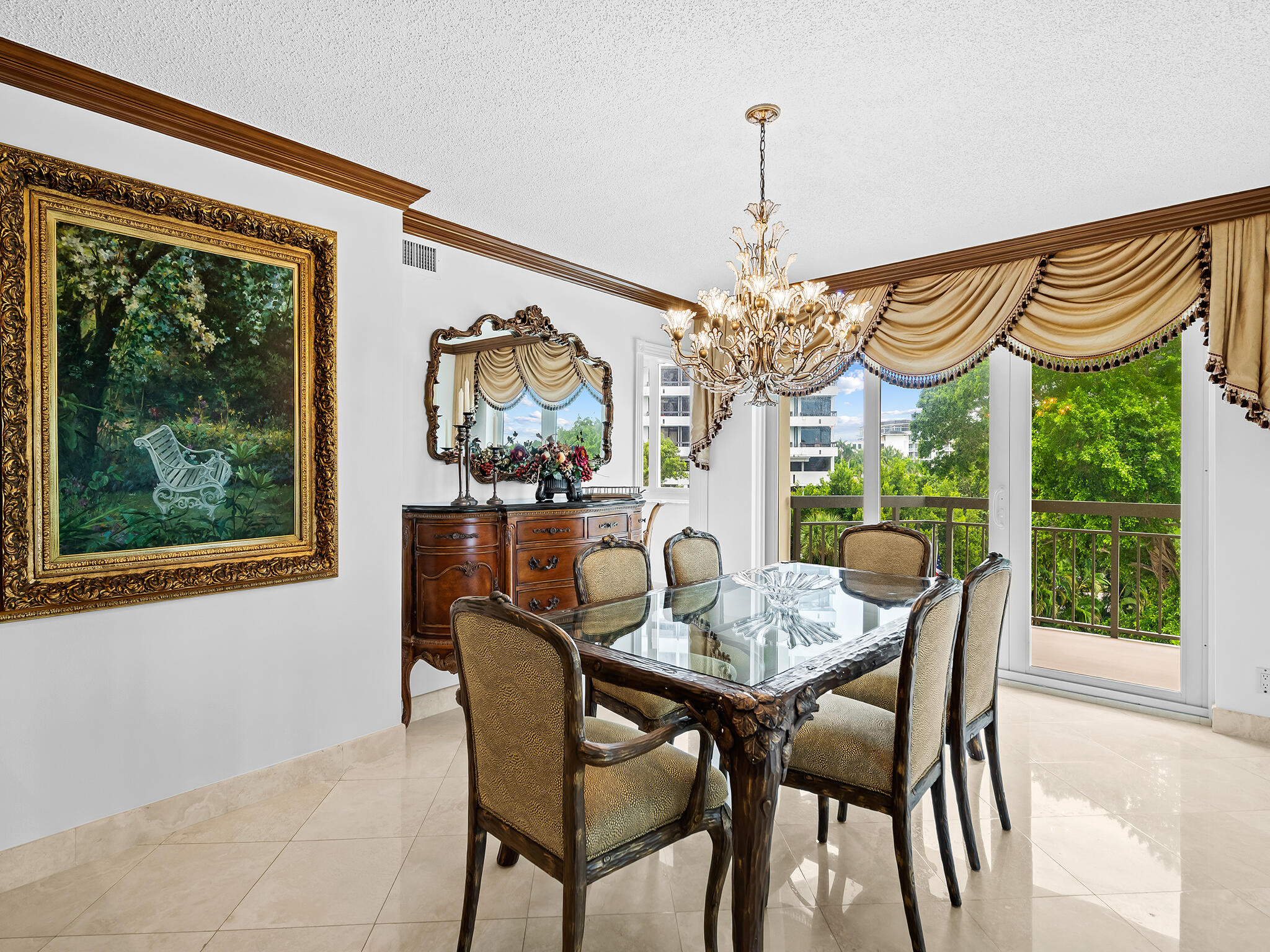 901 East Camino Real, Unit 4D Boca Raton, FL 33432 - Photo 5 of 37 a view of a dining room with furniture window and outside view