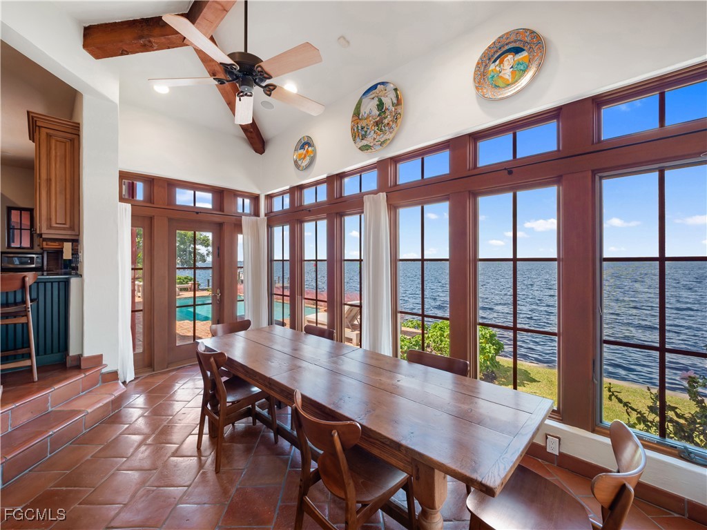 5844 Riverside Lane Fort Myers, FL 33919 - Photo 20 of 50 a view of a dining room with furniture window and wooden floor