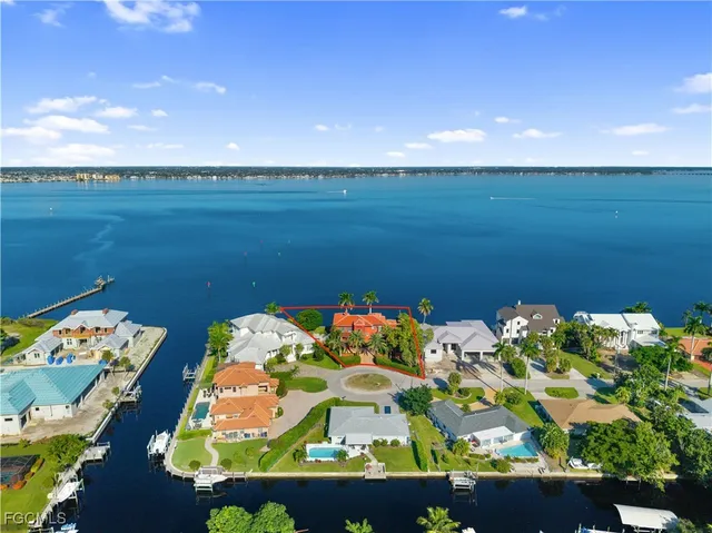 a view of lake from balcony