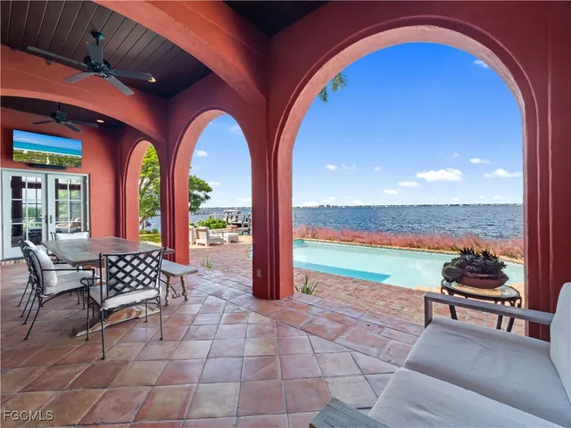 a outdoor space with porch