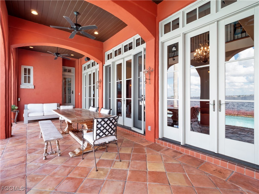 5844 Riverside Lane Fort Myers, FL 33919 - Photo 28 of 50 a outdoor space with porch