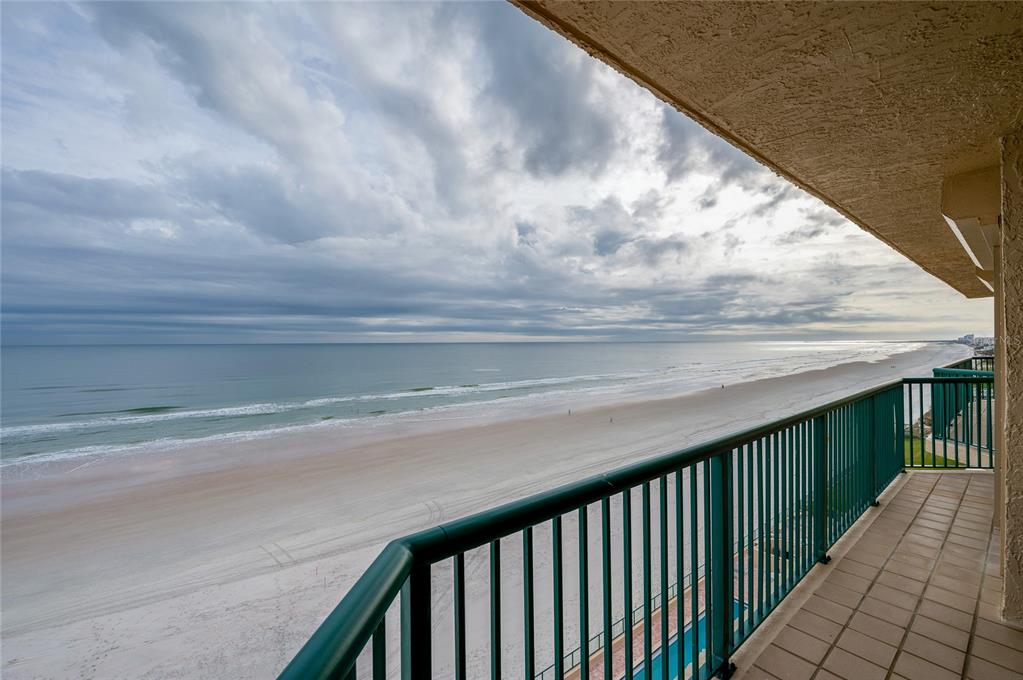 4565 South Atlantic Avenue, Unit 5708 Ponce Inlet, FL 32127 - Photo 27 of 31 a balcony with an outdoor space