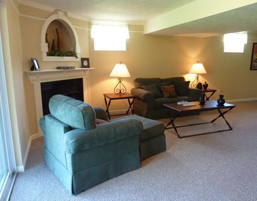 135 Walnut Drive McKees Rocks, PA 15136 - Photo 15 of 18 Den/Family/Great Room. Relax by the cozy gas log fireplace while having great conversation with others. The large lower level took 3 pictures from a wide angle lens camera just to get it all in.