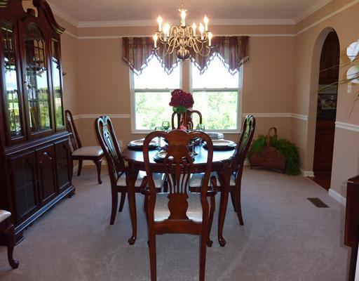 135 Walnut Drive McKees Rocks, PA 15136 - Photo 4 of 18 Dining Room. the classic dining room is ready for you to entertain family and friends in style. From the crown moldings to the chair rail this elegant look will impress the most finicky of family members.