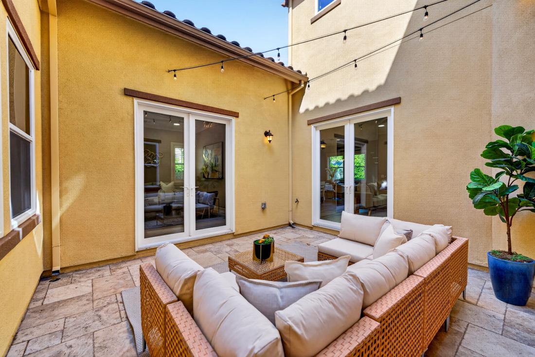 718 Timberpine Avenue Sunnyvale, CA 94086 - Photo 25 of 71 a outdoor living space with furniture and a potted plant