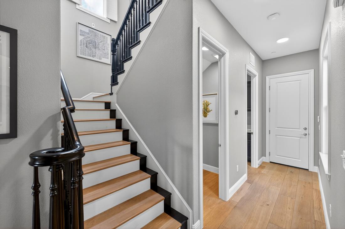 718 Timberpine Avenue Sunnyvale, CA 94086 - Photo 30 of 71 a view of entryway with wooden floor and stairs