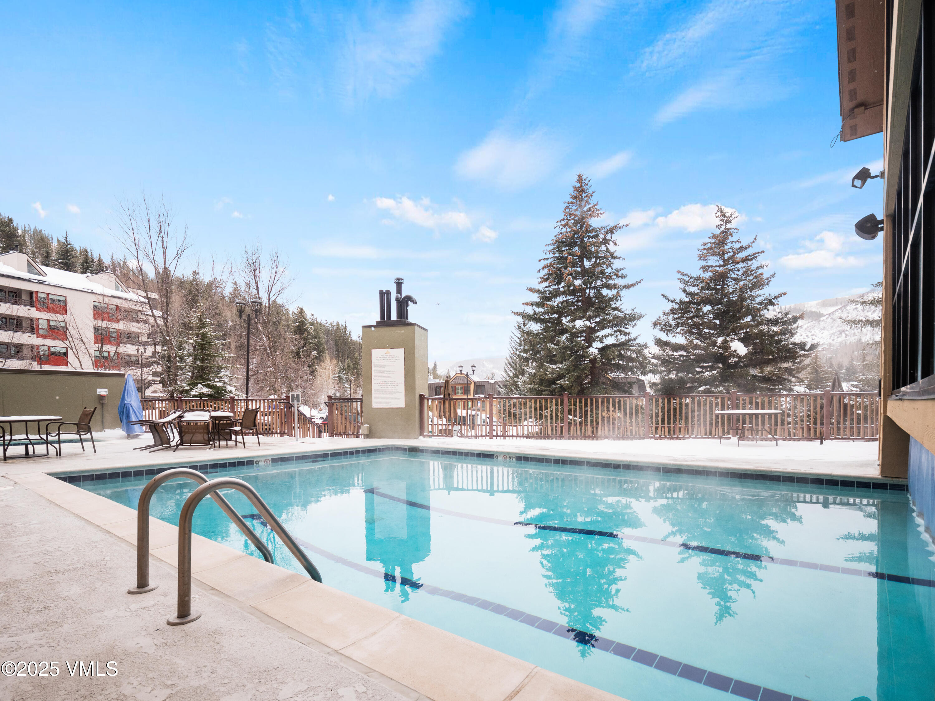 2254 South Frontage Road West, Unit 106/WEEK 51 Vail, CO 81657 - Photo 12 of 15 a view of a lake from a balcony