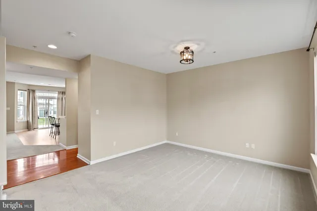 a view of a room with window