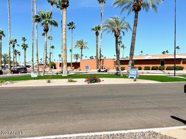 701 South Dobson Road, Unit 4 Mesa, AZ 85202 - Photo 26 of 37 VIEW OF CLUBHOUSE FROM FRONT OF HOME 4