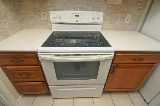 a close view of washer and dryer