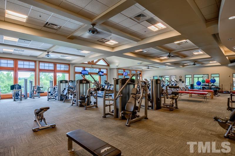 113 Beckingham Loop Cary, NC 27519 - Photo 39 of 46 a view of a room with gym equipment