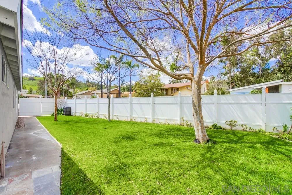 13202 Lingre Avenue Poway, CA 92064 - Photo 71 of 71 a view of a backyard with a tree