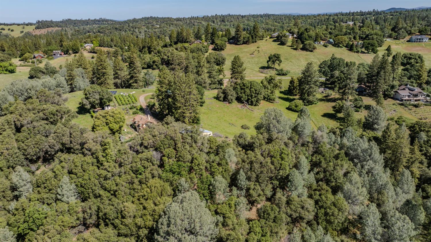 17800 Red Mule Road Fiddletown, CA 95629 - Photo 41 of 74 an aerial view of residential houses with outdoor space and trees