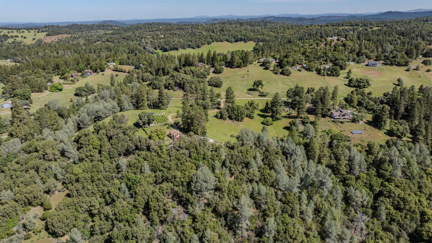 17800 Red Mule Road Fiddletown, CA 95629 - Photo 42 of 74 an aerial view of residential houses with outdoor space and trees