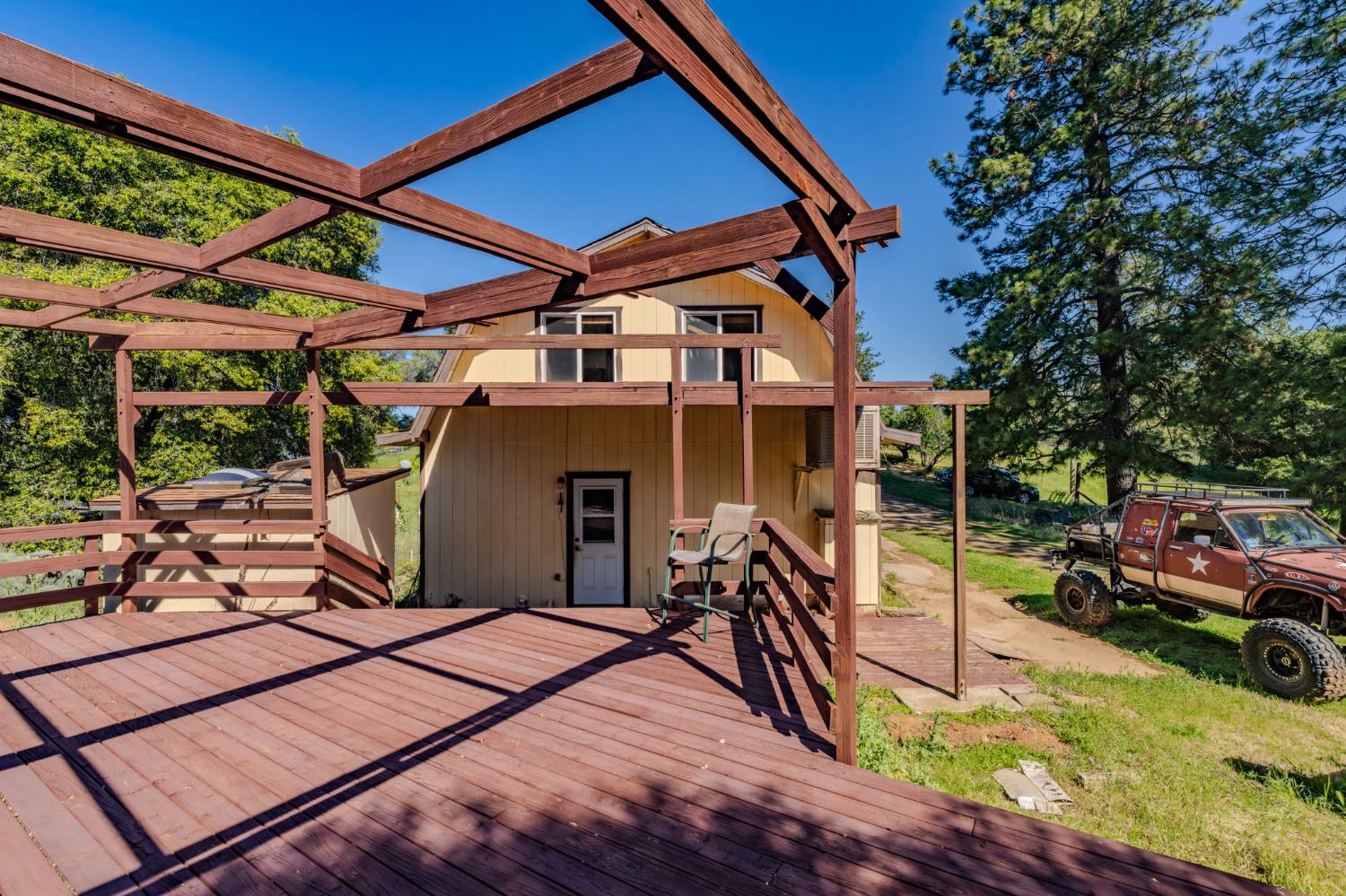 17800 Red Mule Road Fiddletown, CA 95629 - Photo 61 of 74 a view of a backyard with a patio